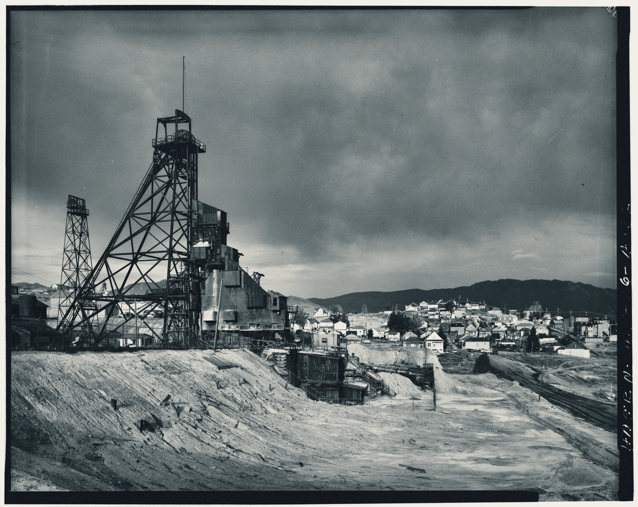 Anselmo headframe and tipple looking east
