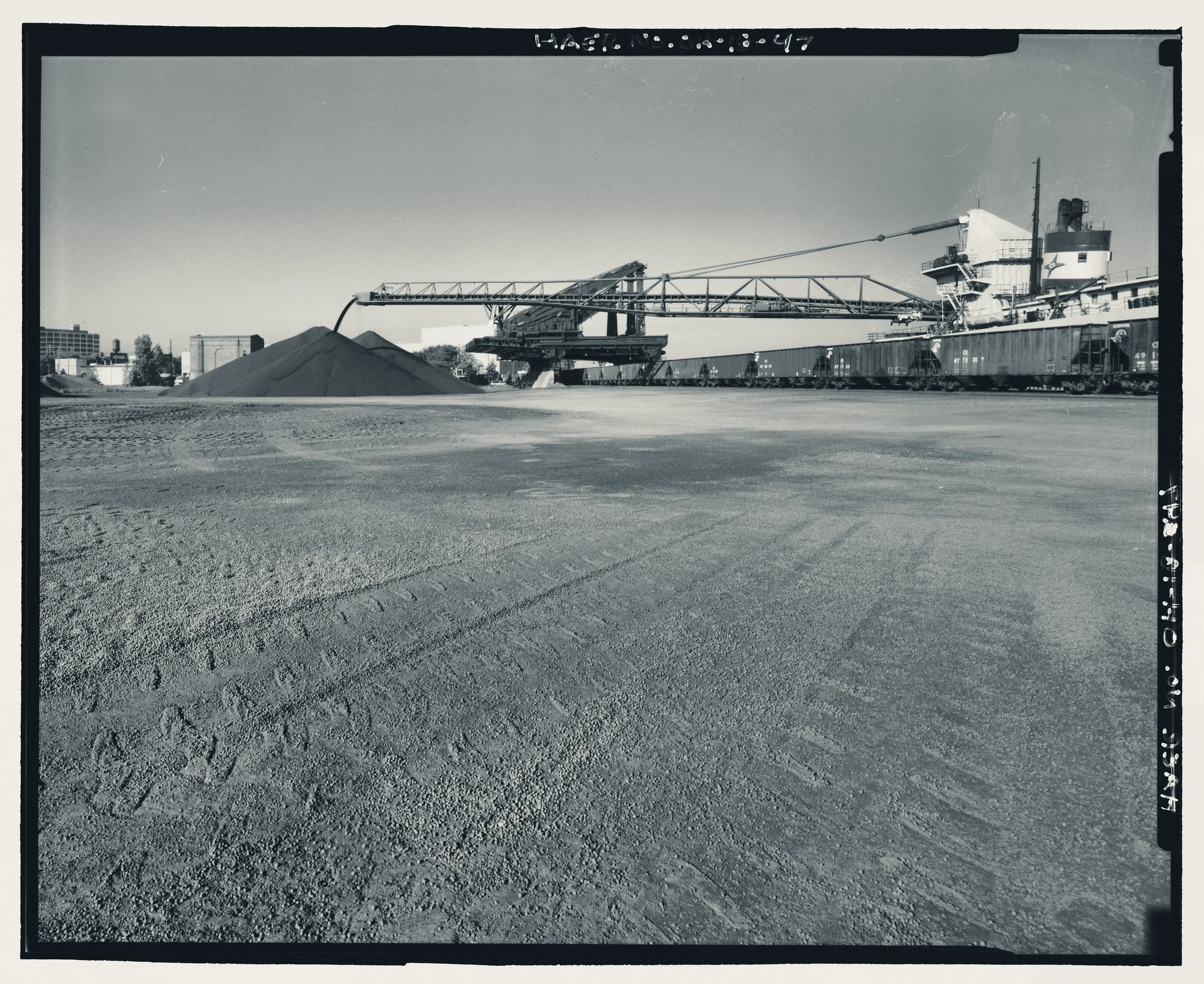 Ore yard and Hulett unloaders, Cleveland — HAER