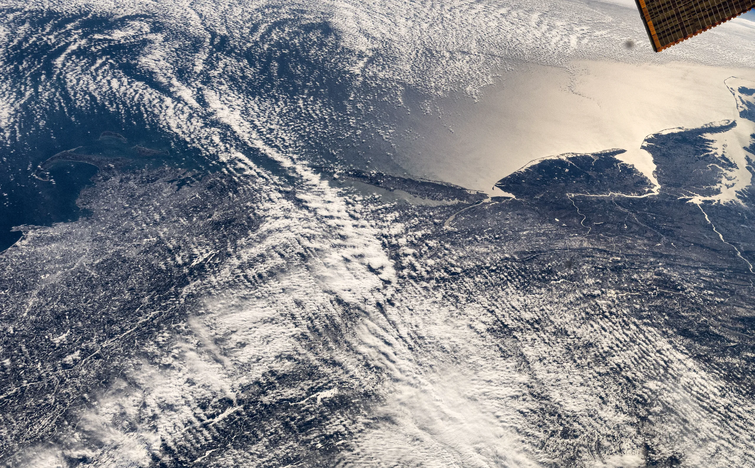 The east coast of the United States from Massachussetts to Georgia