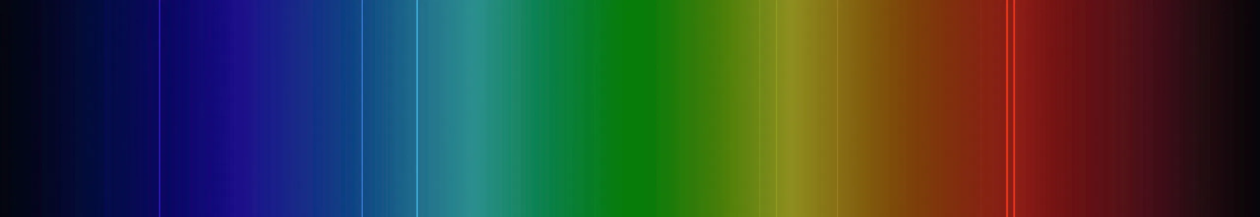 Visible emission spectrum of gallium
