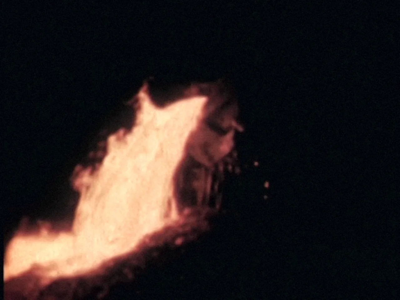 Molten copper poured from a ladle — Copper Mining and Smelting