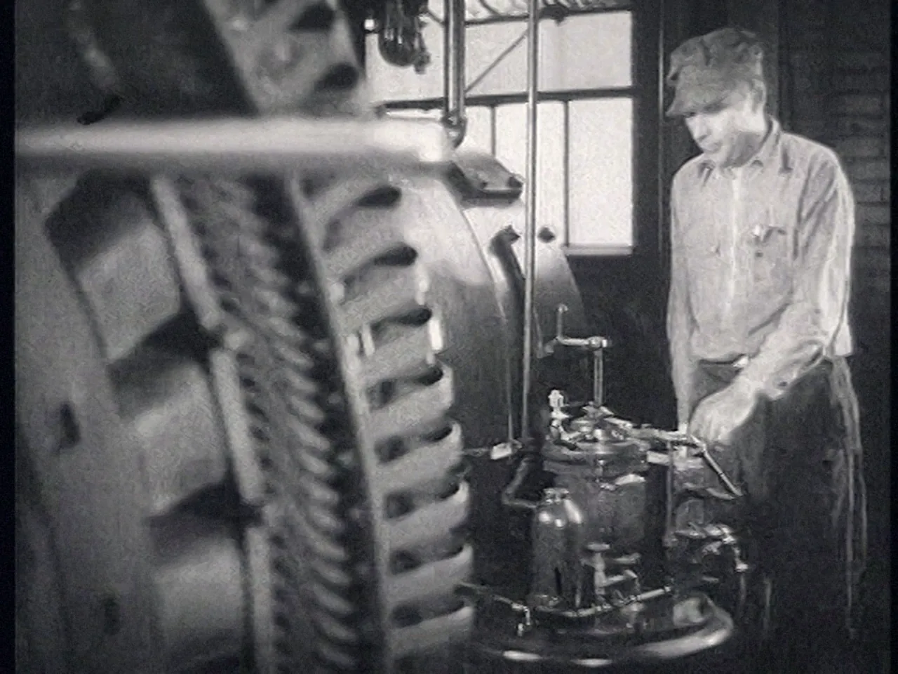 A press flywheel — Master Hands (1936)