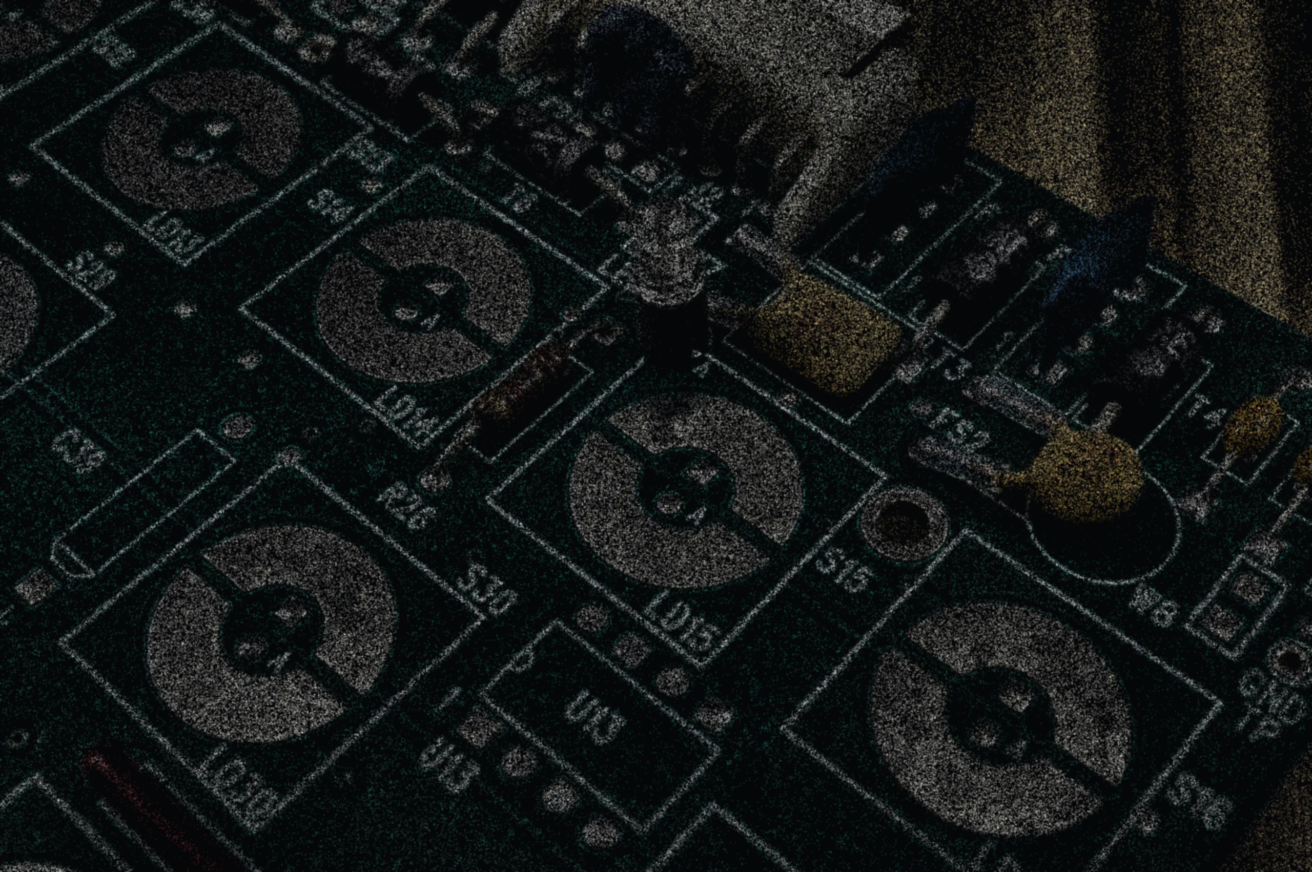 Components on a circuit board