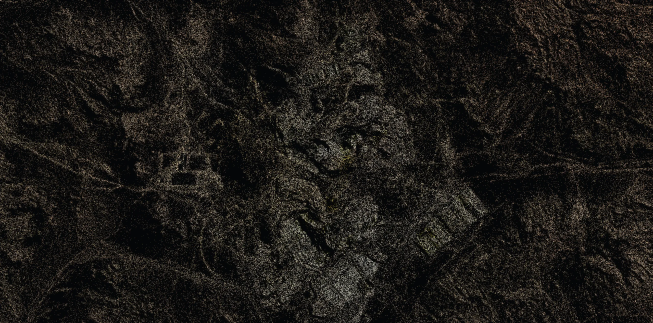 Escondida copper mine, Chile, 2020 — NASA, printed as a field of points