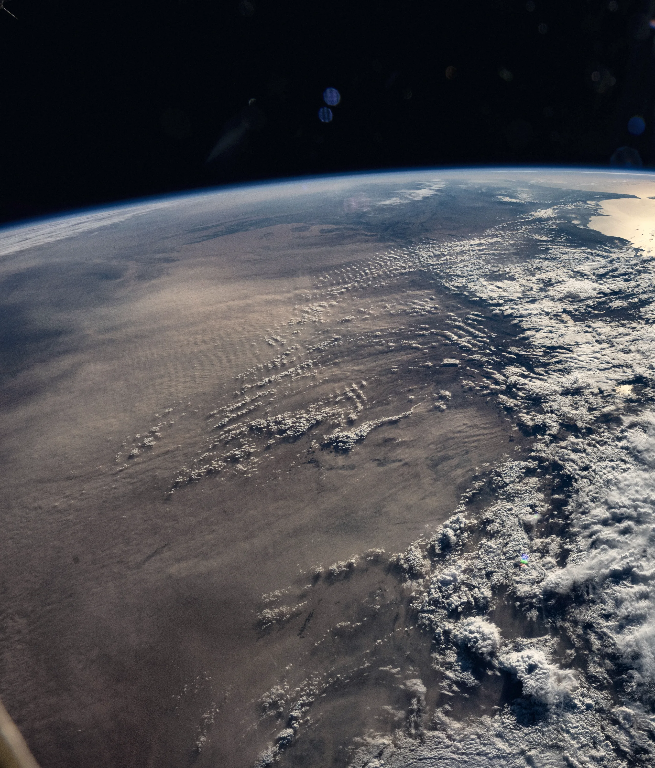 The sun’s glint off the Strait of Gibraltar, a maritime chokepoint — NASA
