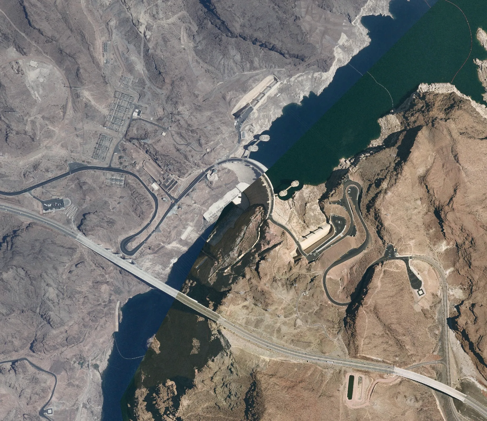 Hoover Dam, on the Colorado River — engineering at program scale