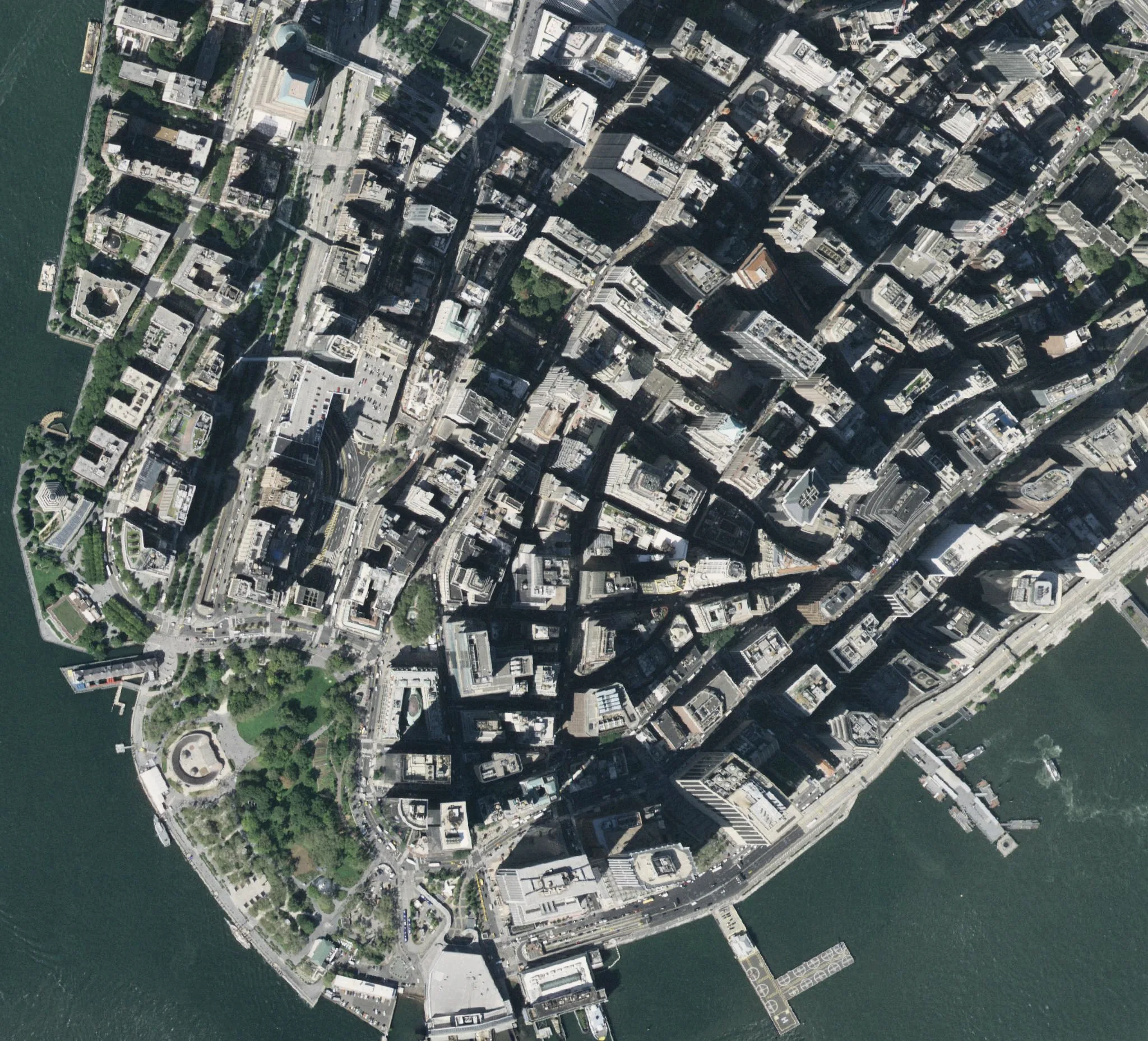 The financial district, Lower Manhattan — where ownership is recorded