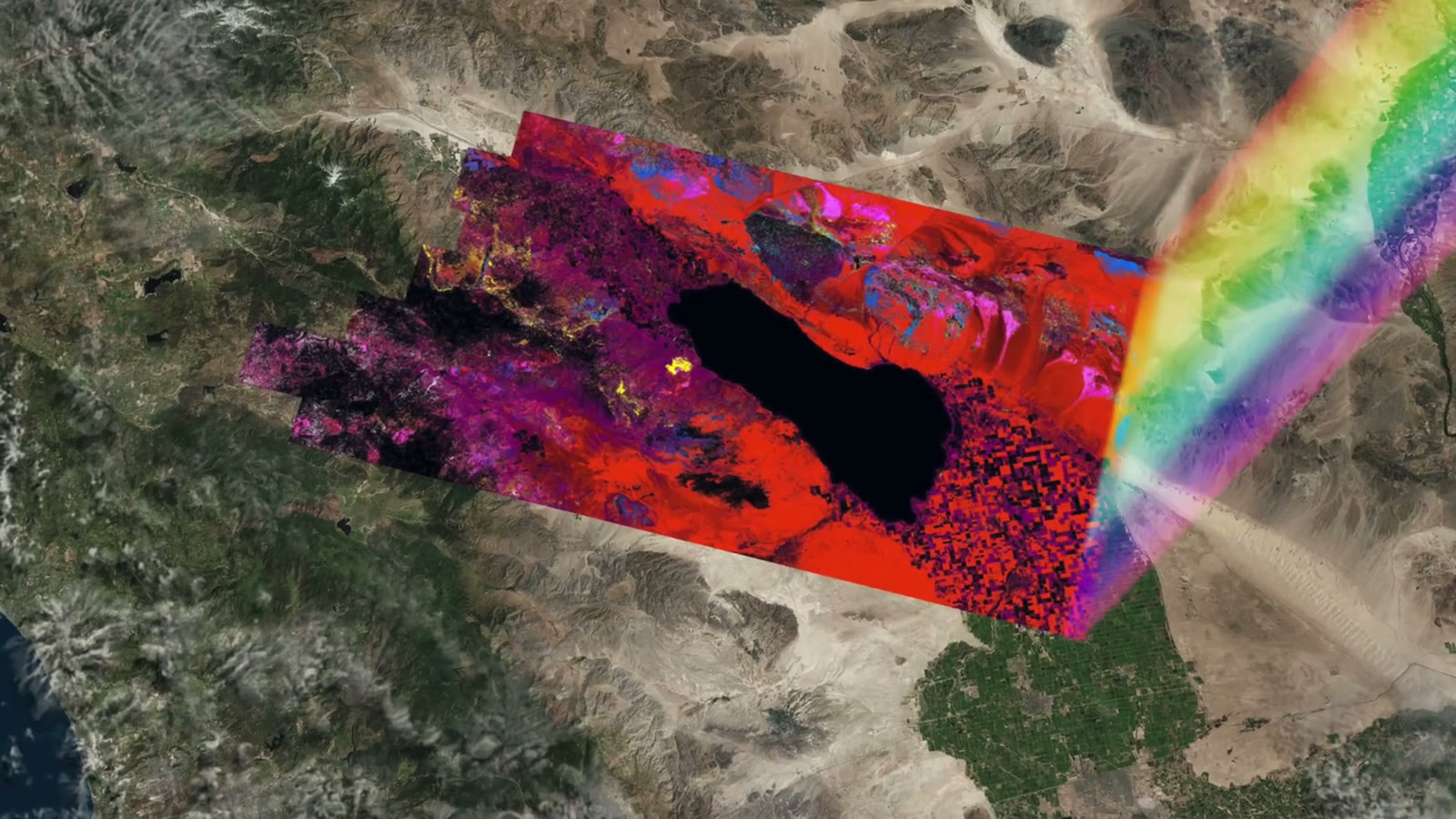 Surface minerals, mapped from orbit — NASA EMIT, 2022