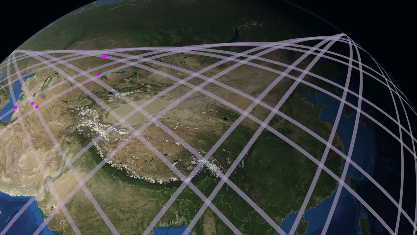 EMIT ground tracks — NASA Scientific Visualization Studio