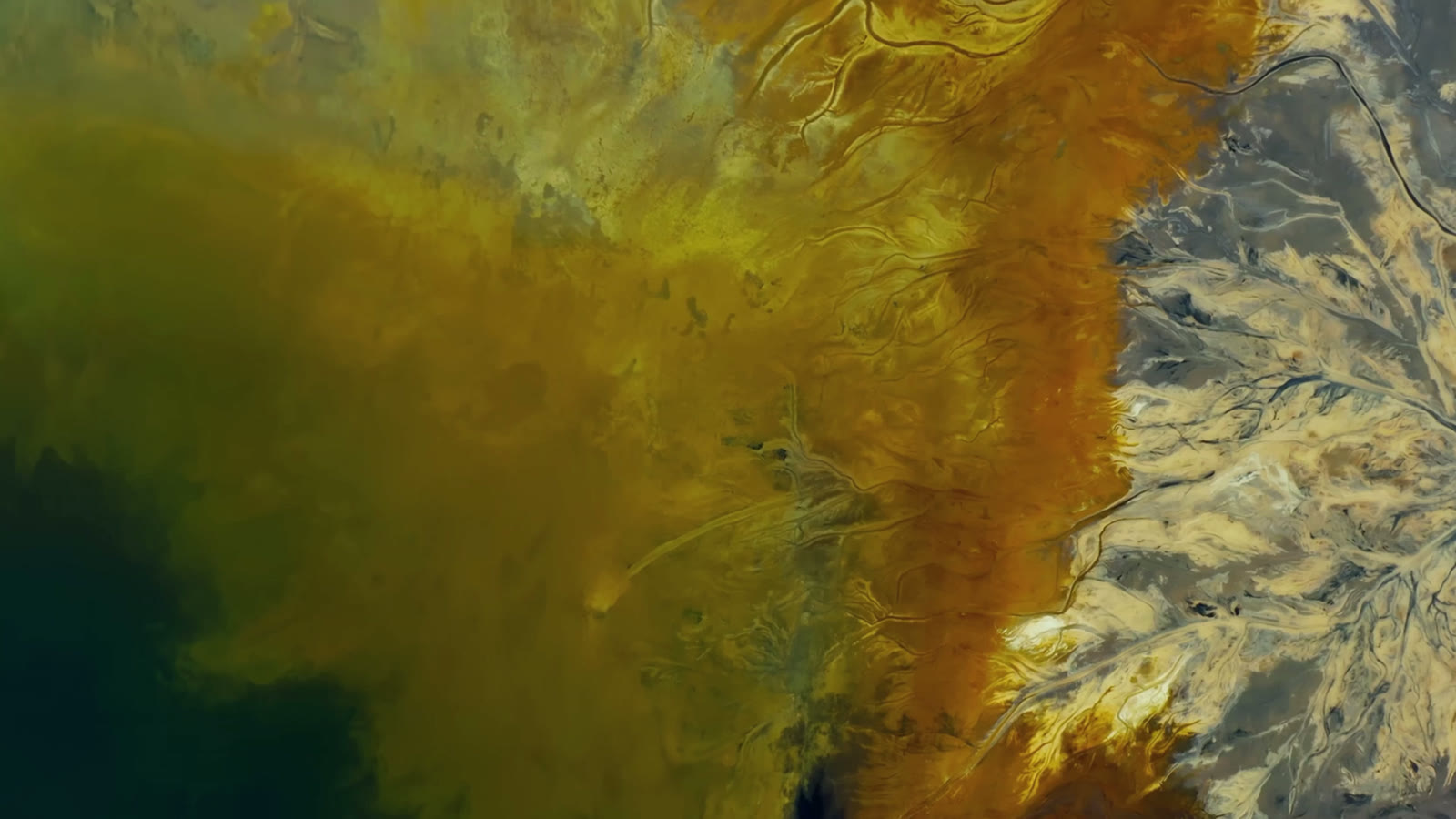 Acid mine drainage, from above — NASA Scientific Visualization Studio